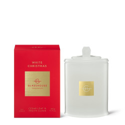 Glasshouse Fragrances-White Christmas Triple Scented Soy Candle 380g (Christmas 2021)