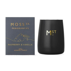 Moss St. Fragrances-Raspberry & Vanilla Scented Candle 320g
