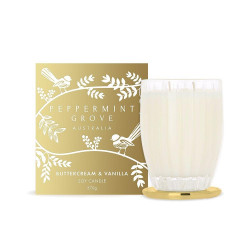 Peppermint Grove-Buttercream & Vanilla Soy Candle 370g (Christmas 2021)