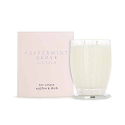 Peppermint Grove-Austin & Oud Soy Candle 350g
