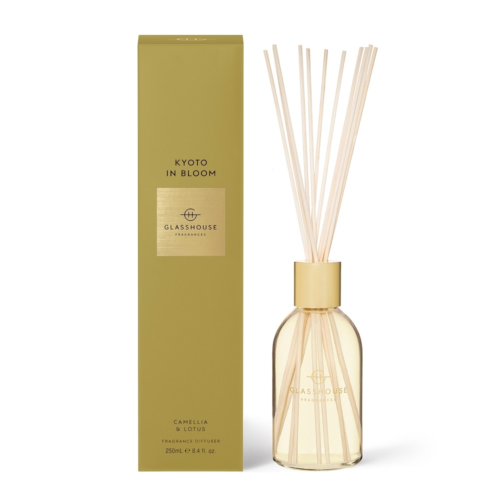 Glasshouse Fragrances Kyoto In Bloom Fragrance Diffuser 250ml | Natonic