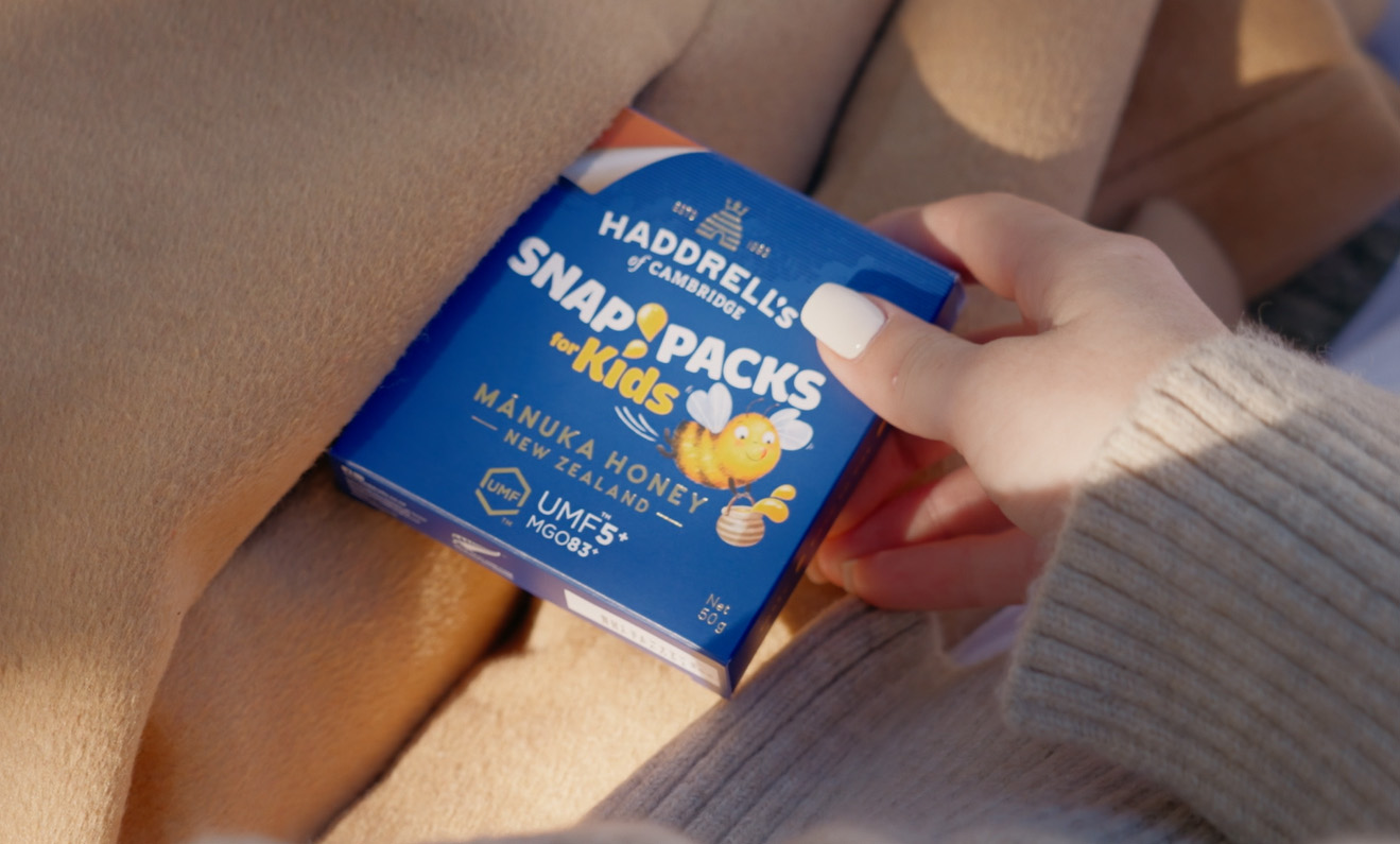 Haddrell's-UMF™ 5+ Mānuka Honey Snap Packs for Kids